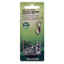Hillman AnchorWire Silver Conventional Picture Hanger 10 lb 8 pk