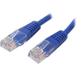 StarTech.com 3 ft Blue Molded Cat5e UTP Patch Cable, Make Fast Ethernet network connections using this high quality Cat5e Cable, with Power-over-Ethernet capability, 3ft Cat5e Patch Cable, 3 ft Cat 5e Patch Cable, 3' Cat5e Patch Cord