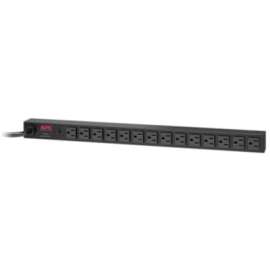 APC by Schneider Electric APC Basic Rack 2400VA PDU, 14 x NEMA 5-15R, 2400VA, Zero U Rack-mountable