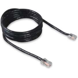 Belkin Cat. 5e Patch Cable, RJ-45 Male, RJ-45 Male, 10ft, Black