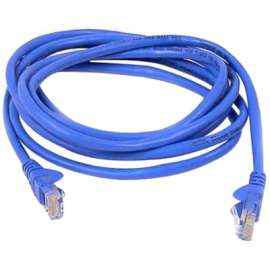 Belkin Cat. 5E Patch Cable, RJ-45 Male, RJ-45 Male, 7ft, Blue