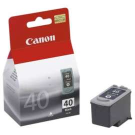 Canon PG-40 Twin Pack Black Ink Cartridge, Inkjet, Black