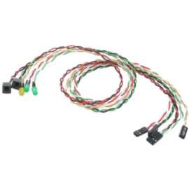 StarTech.com Replacement Power Reset LED Wire Kit for ATX Case Front Bezel, 1 Each