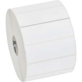 Zebra Technologies Zebra Label Paper 3 x 1in Thermal Transfer Zebra Z-Select 4000T 1 in core, 3" Width x 1" Length, 2580/Roll, 1" Core, 6 / Carton