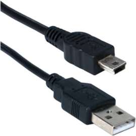 QVS 2M/6.5ft, USB A Male to Micro-B Male, 6.56 ft USB Data Transfer Cable for Camera, PDA, GPS Receiver, Cellular Phone, Tablet PC, First End: 1 x 4-pin USB 2.0 Type A, Male, Second End: 1 x 5-pin Micro USB 2.0 Type B