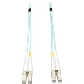 Tripp Lite 25M 10Gb Duplex Multimode 50/125 OM3 Fiber Cable LC/LC Aqua 82ft, LSZH Fiber Patch Cable, (LC/LC), Aqua, 25M (82-ft.)
