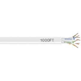 Black Box Corporatio Black Box GigaTrue 550 Cat.6 Bulk Cable - Bare Wire - Bare Wire - 1000ft - White