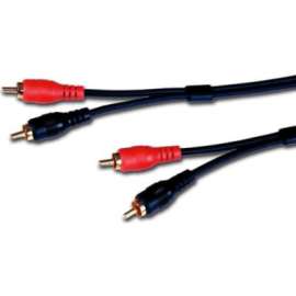 Comprehensive Cable Comprehensive Standard Series 2 gold RCA Plugs Each End Stereo Audio Cable 10ft, 10 ft RCA Audio Cable for Audio Device, First End: 2 x RCA Stereo Audio, Male, Second End: 2 x RCA Stereo Audio