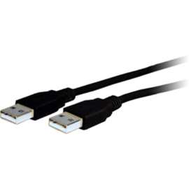 Comprehensive Cable Comprehensive USB 2.0 A to A Cable 25ft, 25 ft USB Data Transfer Cable for Printer, Scanner, Keyboard, PC, MAC, Computer, Camera, Mouse, First End: 1 x USB 2.0 Type A, Male, Second End: 1 x USB 2.0 Type A