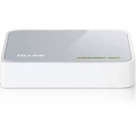 Tp Link TP-LINK TL-SF1005D, 5-Port 10/100 Mbps Fast Ethernet Switch, Desktop Ethernet Splitter, Ethernet Hub, Plug & Play