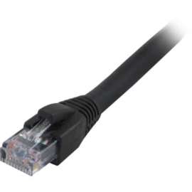Comprehensive Cable Comprehensive Cat5e 350 Mhz Snagless Patch Cable 10ft Black, 10 ft Category 5e Network Cable for Network Device, First End: 1 x RJ-45 Network, Male, Second End: 1 x RJ-45 Network