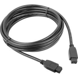 SIIG CB-899012-S3 FireWire Cable, 6.56 ft FireWire Data Transfer Cable, First End: 1 x 9-pin FireWire IEEE 1394b, Male, Second End: 1 x 9-pin FireWire IEEE 1394b