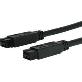 10 ft 1394b Firewire 800 Cable 9-9 M/M - Male FireWire - Male FireWire - 10ft - Black