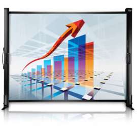 Epson ES1000 50" Manual Projection Screen, Front Projection, 4:3, 16:9, Matte White, 34.5" x 45.4"