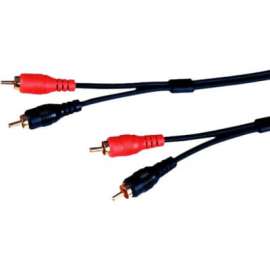 Comprehensive Cable Comprehensive Standard Series 2 gold RCA Plugs Each End Stereo Audio Cable 6ft, 6 ft RCA Audio Cable for Audio Device, First End: 2 x RCA Stereo Audio, Male, Second End: 2 x RCA Stereo Audio