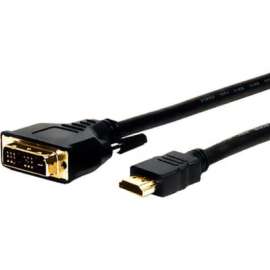 Comprehensive Cable Comprehensive Standard Series HDMI to DVI Cable 3ft, 3 ft DVI-D/HDMI Video Cable for DVD Player, Satellite Equipment, Projector, LCD, Plasma, HDTV, Video Device, First End: 1 x HDMI Digital Audio/Video, Male, Second End: 1 x DVI-D Digi