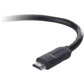 Belkin HDMI Cable, 12 ft HDMI A/V Cable for Audio/Video Device, First End: HDMI Digital Audio/Video, Second End: HDMI Digital Audio/Video, Black