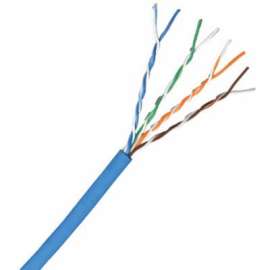 Comprehensive Cable Comprehensive Cat 6 550 MHz UTP Solid Blue Bulk Cable 1000ft - 1000 ft Category 6 Network Cable for Network Device - First End: Bare Wire - Second End: Bare Wire - 24 AWG