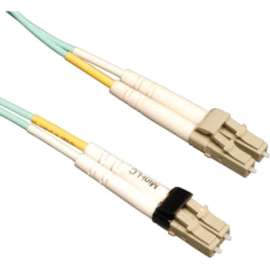 Tripp Lite 2M 10Gb Duplex Multimode 50/125 OM3 LSZH Fiber Optic Patch Cable LC/LC Aqua 6' 6ft 2 Meter, 6.60 ft Fiber Optic Network Cable for Network Device, First End: 2 x LC Network, Male, Second End: 2 x Mini-LC Network