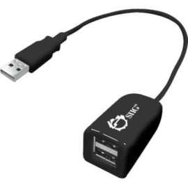 SIIG 2-port USB Hub, USB, External, 2 USB Port(s), 2 USB 2.0 Port(s)