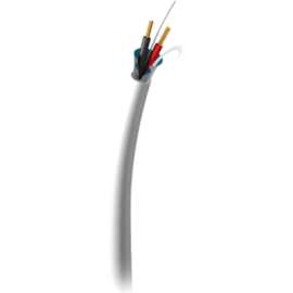 C2G 250ft 18 AWG Plenum-Rated Bulk Shielded Speaker Wire - 250 ft Audio Cable for Speaker, Audio Device - First End: Bare Wire - Second End: Bare Wire - Shielding - White