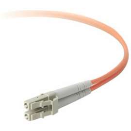 Belkin Fiber Optic Network Cable - 6.56 ft Fiber Optic Network Cable for Network Device - First End: LC Network - Male - Second End: LC Network - Male - Aqua