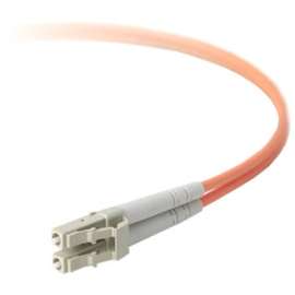 Belkin Fiber Optic Network Cable, 16.40 ft Fiber Optic Network Cable for Network Device, First End: LC Network, Male, Second End: LC Network