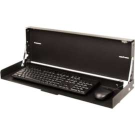 Innovation First Rack Solutions Full Keyboard Wall Mount, Black Powder Coat