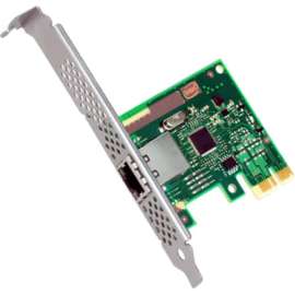 Intel Ethernet Server Adapter I210-T1, Single-port Gigabit Ethernet server adapter designed for entry-level servers and audio-video applications.