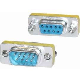 4XEM DB9 Serial 9-Pin Male To Female Adapter, 1 x 9-pin DB-9 Serial Male, 1 x 9-pin DB-9 Serial Female
