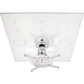 Amer Mounts Universal Drop Ceiling Projector Mount. Replaces 2'x2' Ceiling Tiles, Supports up to 30lb load, 360 degree rotation, 180 degree tilt