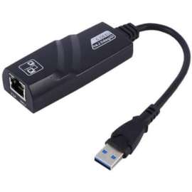 4XEM USB 3.0 To Gigabit Ethernet Adapter, USB 3.0, 1 Port(s), 1 x Network (RJ-45), Twisted Pair