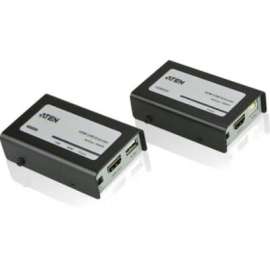 Aten Technologies ATEN HDMI USB Extender, 1 Input Device, 1 Output Device, 131.23 ft Range, 2 x Network (RJ-45)