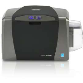 Fargo DTC1250e Single Sided Desktop Dye Sublimation/Thermal Transfer Printer, Color, Tabletop, Card Print, USB
