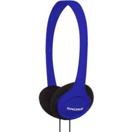 Koss KPH7 Headphone, Stereo, Blue, Wired, 32 Ohm