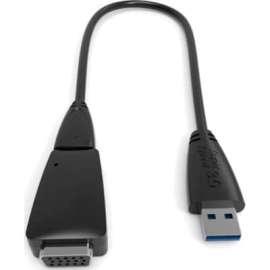 4XEM SuperSpeed USB 3.0 to VGA External Video Card Adapter, 1 x USB 3.0 Type A, Male, 1 x 15-pin HD-15 VGA Female, 1920 x 1080 Supported