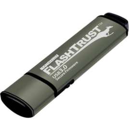 Kanguru Solutions Kanguru FlashTrust USB3.0 Flash Drive with Digitally Signed Secure Firmware, 64 GB SuperSpeed USB3.0 Flash Drive with Secure Firmware, Physical Write Protect Switch, TAA Compliant