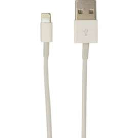 VisionTek Lightning to USB .25 Meter Cable White (M/M), 9.8 in USB lightning cable for iPhone, iPad Air, iPad Mini, iPod, Data and Power