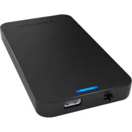 Sabrent EC-UASP Drive Enclosure - USB 3.0 Host Interface External - Black - 1 x Total Bay - 1 x 2.5" Bay