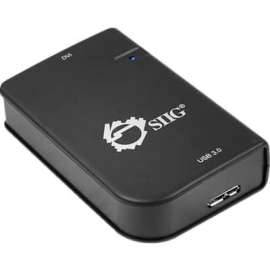 SIIG SuperSpeed USB 3.0 to DVI Adapter - 1 Pack - USB 3.0 - 1 x DVI, DVI - 2048 x 1152 Supported