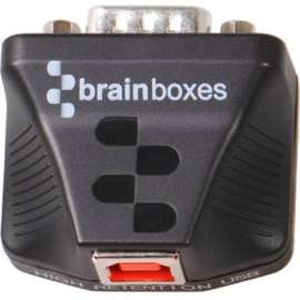 Brainboxes Ultra 1 Port RS422/485 USB to Serial Adapter, External, USB 2.0, PC, Mac, Linux, 1 x Number of Serial Ports External