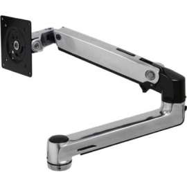 Ergotron Mounting Arm for Flat Panel Display, Notebook - Silver - Height Adjustable - 2 Display(s) Supported - 32" Screen Support - 25 lb Load Capacity - 75 x 75, 100 x 100 - VESA Mount Compatible