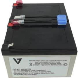V7 RBC6 UPS Replacement Battery for APC, 24 V DC, Lead Acid, Maintenance-free/Sealed/Spill Proof, 3 Year Minimum Battery Life