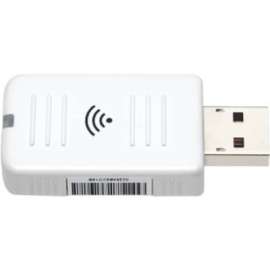 Epson ELPAP10 IEEE 802.11b/g/n Wi-Fi Adapter for Projector, USB, 54 Mbit/s, 2.40 GHz ISM, 5 GHz UNII