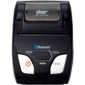 Star Micronics SM-S230i 2" Portable Thermal Printer, iOS/Android/Windows/Bluetooth/USB, 80 mm/sec, Monochrome, Auto Cutter, No MSR, Black