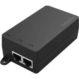 Engenius Tech EnGenius Passive 54V Gigabit Single Port PoE Adapter, 110 V AC, 220 V AC Input, 1 x Gigabit Ethernet Input Port(s), 1 x Gigabit Ethernet Output Port(s), 32.80 W