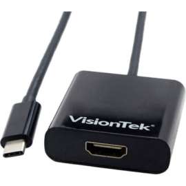 VisionTek USB-C to HDMI Active Adapter(M/F), USB Type C to HDMI Adapter, USB-C to HDMI Adapter Male to Female 5 Inch UHD 4K (3840x2160) 60 Hz Thunderbolt 3 TB3 Compatible for Mac Windows Chromebook