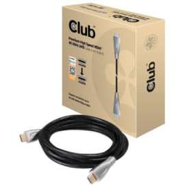 Club 3D Premium High Speed HDMI 2.0 4K60Hz UHD Cable 3 meter, 9.84 ft HDMI A/V Cable for Audio/Video Device, Notebook, HDTV, Gaming Computer, First End: 1 x HDMI 2.0 Type A Digital Audio/Video, Male, Second End: 1 x HDMI 2.0 Type A Digital Audio/Video