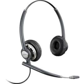 Poly Plantronics EncorePro 700 Digital Series Customer Service Headset - Stereo - Wired - Over-the-head - Binaural - Supra-aural - Noise Canceling - Dark Gray