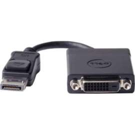 Dell - Imsourcing Dell-IMSourcing DisplayPort to DVI Single Link - DisplayPort/DVI-D Video Cable for Projector, Monitor, Desktop Computer, HDTV - First End: 1 x 20-pin DisplayPort Digital Audio/Video - Male - Second End: 1 x DVI-D (Single-Link) Digi